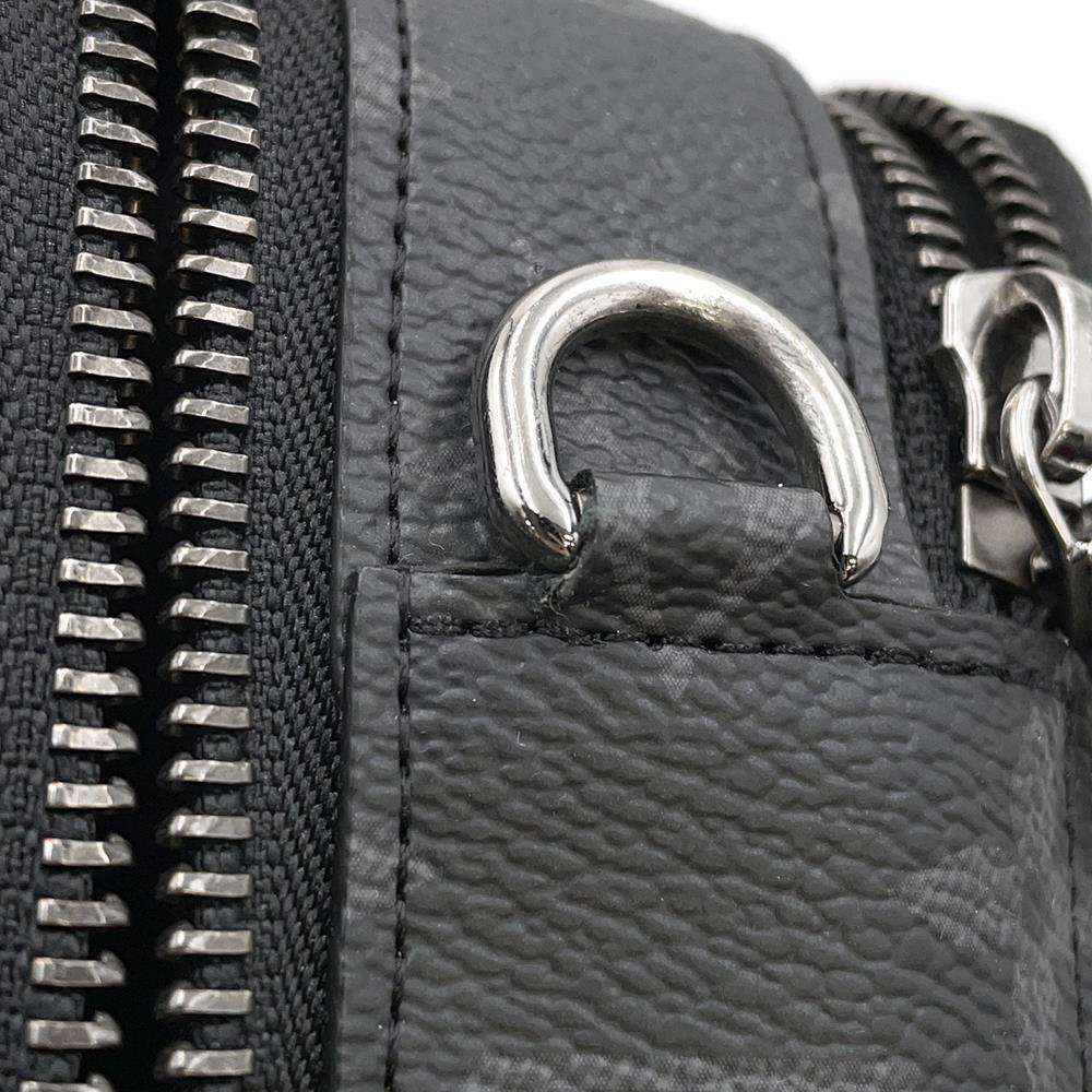 Louis Vuitton Shoulder Bag Monogram Eclipse Black Alpha Wearable Wallet Black - Picture 7 of 12